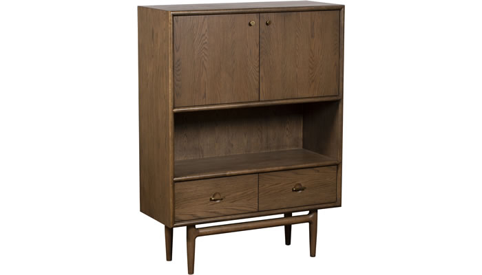 G Plan Marlow Display Cabinet Angle